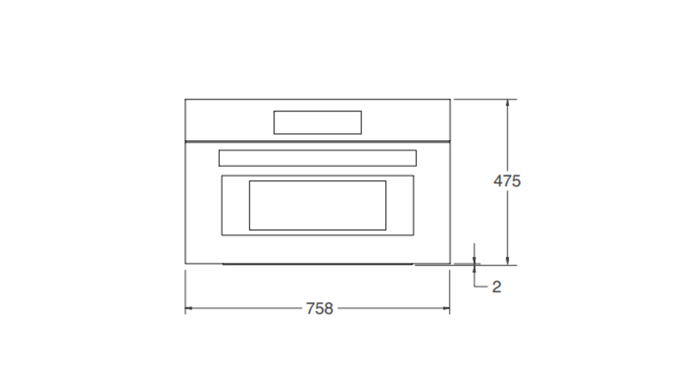70cm Combi-Microwave Oven, LCD Display | Bertazzoni